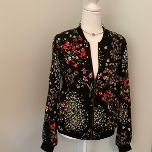 Cynthia Rowley Floral Spring Jacket size Small